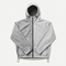Water Reactive Cheetah Rain Jacket - Grey