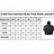 Water Reactive Cheetah Rain Jacket - Black